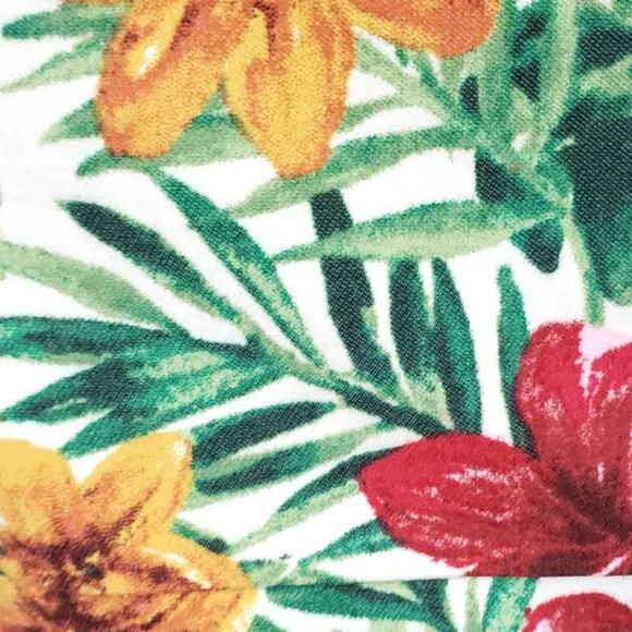 F21 Floral Hawaiian Dress Spaghetti Strap Medium Juniors Bodycon Floral Stretchy - Picture 6 of 7